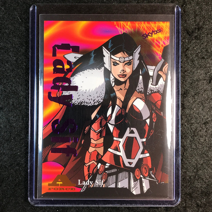 2024 Marvel Metal Universe Avengers LADY SIF A-Force Rave Mighty 1/63 #48