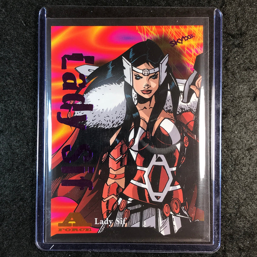 2024 Marvel Metal Universe Avengers LADY SIF A-Force Rave Mighty 11/63 #48