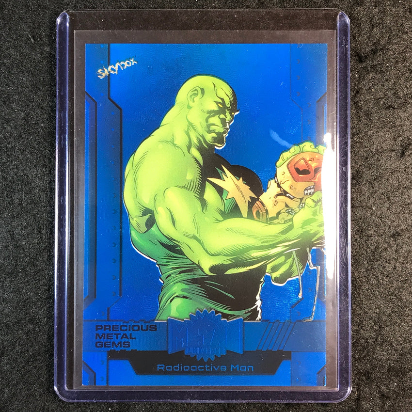 2024 Marvel Metal Universe Avengers RADIOACTIVE MAN Precious Metal Gems Blue /50