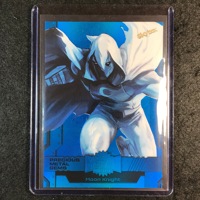 2024 Marvel Metal Universe Avengers MOON KNIGHT Precious Metal Gems Blue 25/50
