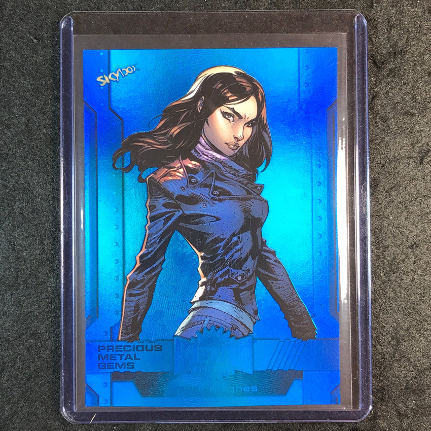 2024 Marvel Metal Universe Avengers JESSICA JONES Precious Metal Gems Blue 8/50