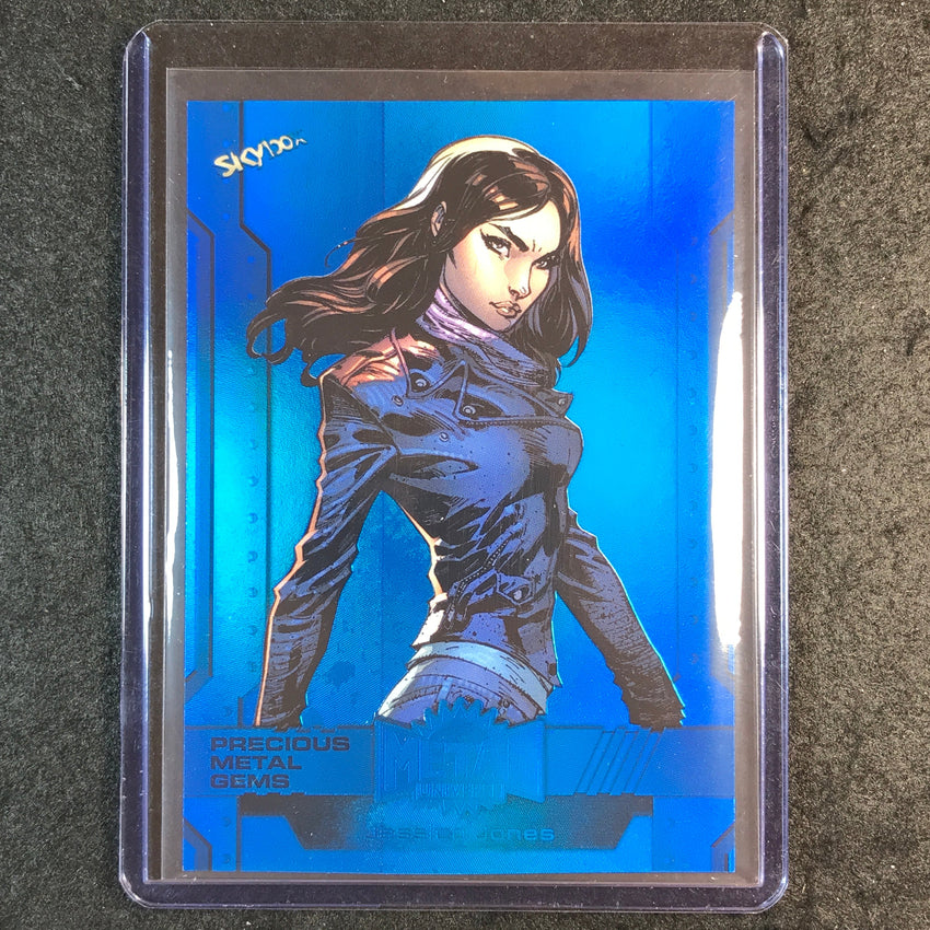 2024 Marvel Metal Universe Avengers JESSICA JONES Precious Metal Gems Blue 27/50