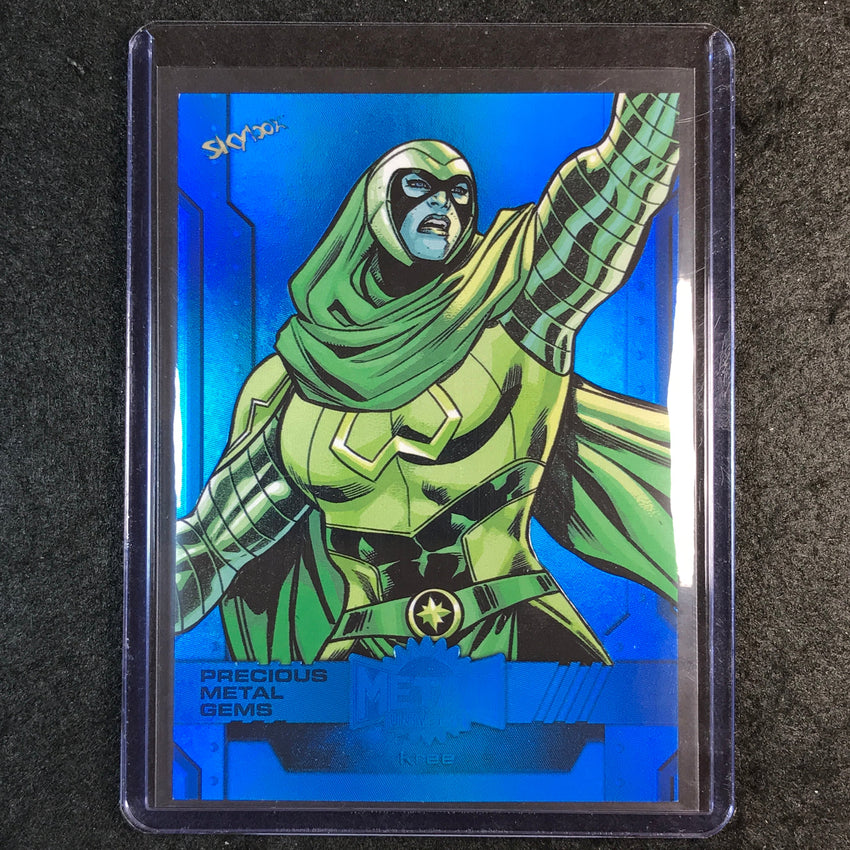 2024 Marvel Metal Universe Avengers KREE Precious Metal Gems Blue 36/50 #85