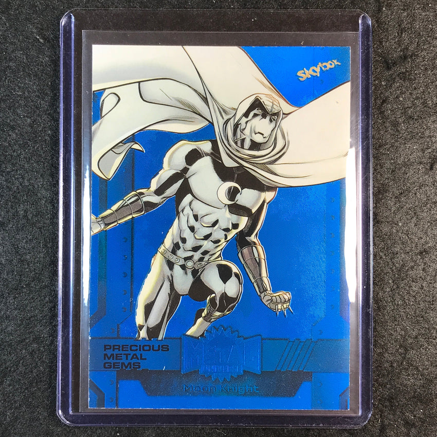 2024 Marvel Metal Universe Avengers MOON KNIGHT Precious Metal Gems Blue 1/50