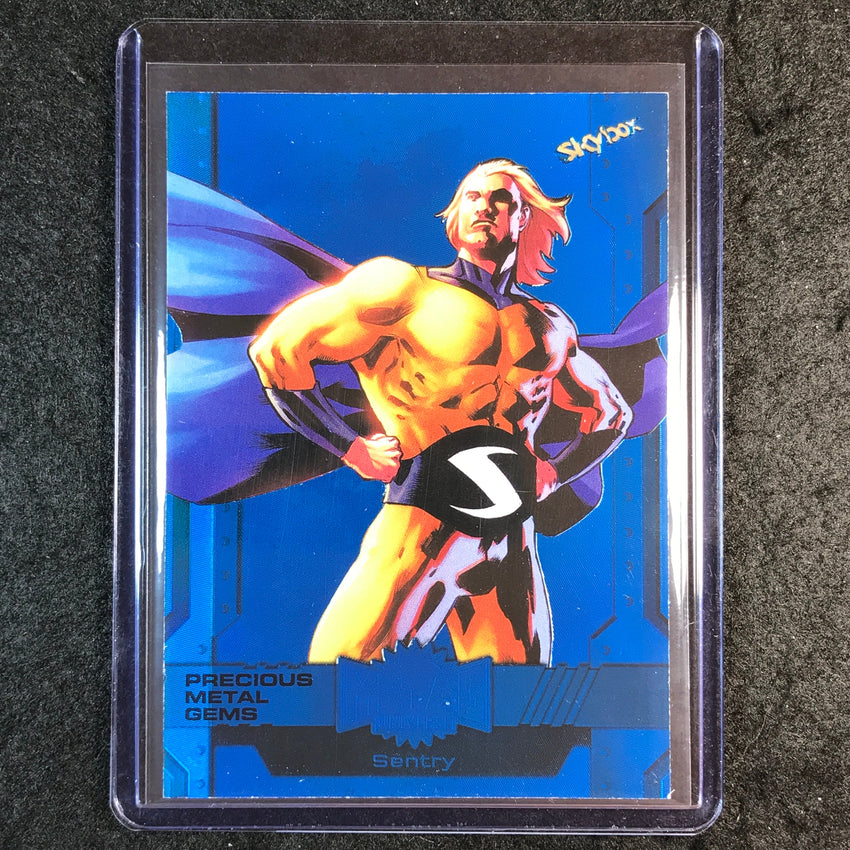 2024 Marvel Metal Universe Avengers SENTRY Precious Metal Gems Blue 4/50 #137