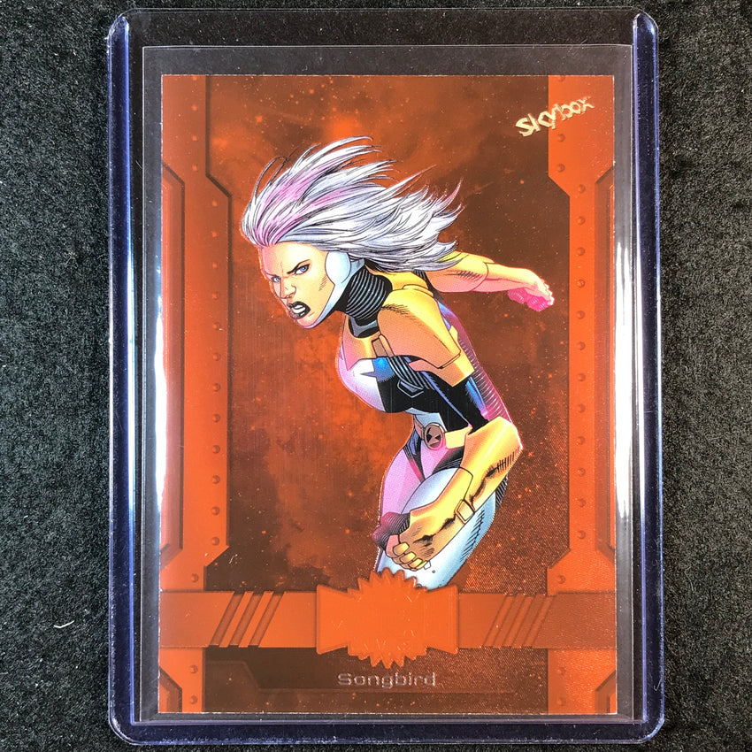 2024 Marvel Metal Universe Avengers SONGBIRD Orange FX 2/25 #41