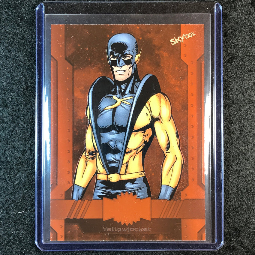 2024 Marvel Metal Universe Avengers YELLOWJACKET Orange FX 13/25 #42