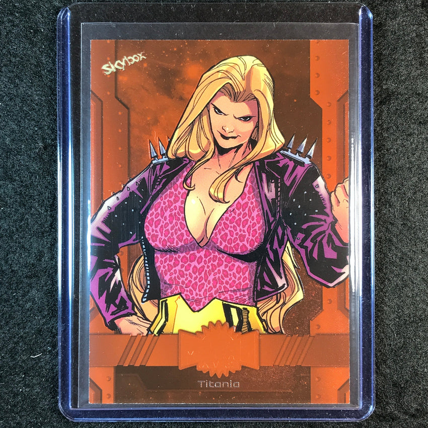 2024 Marvel Metal Universe Avengers TITANIA Orange FX 22/25 #65