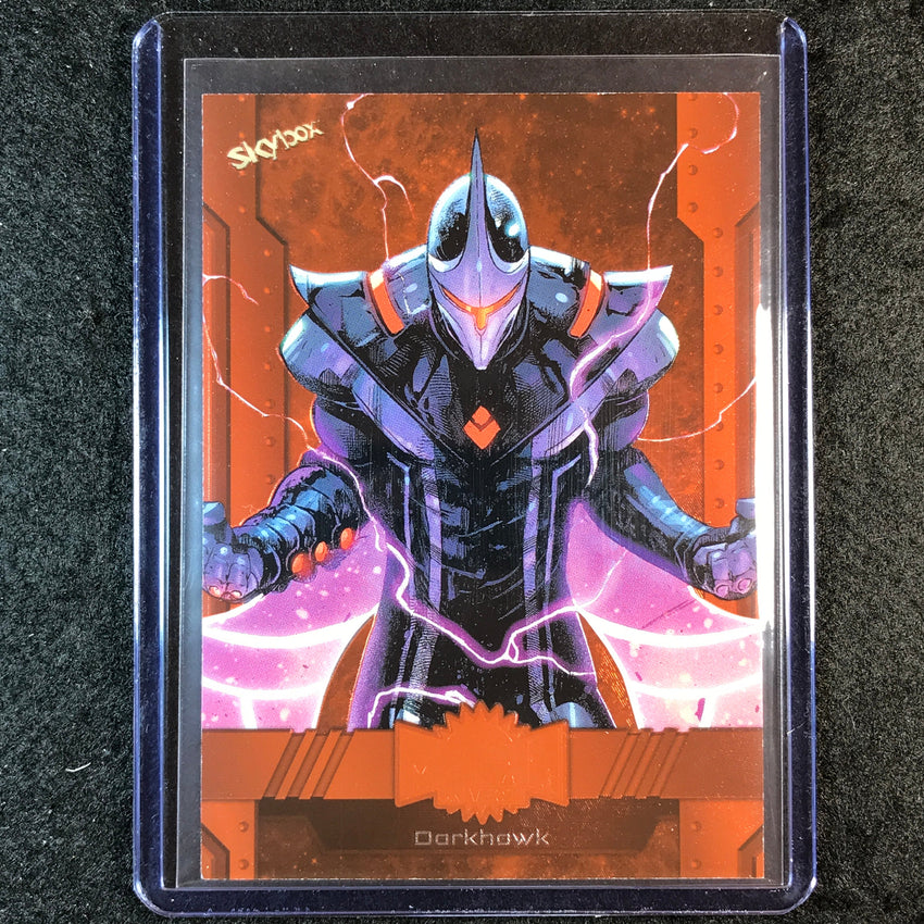 2024 Marvel Metal Universe Avengers DARKHAWK Orange FX 21/25 #78