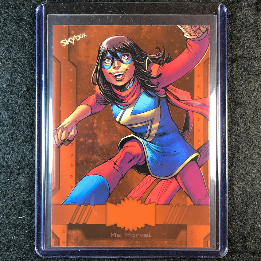 2024 Marvel Metal Universe Avengers MS. MARVEL Orange FX 24/25 #83