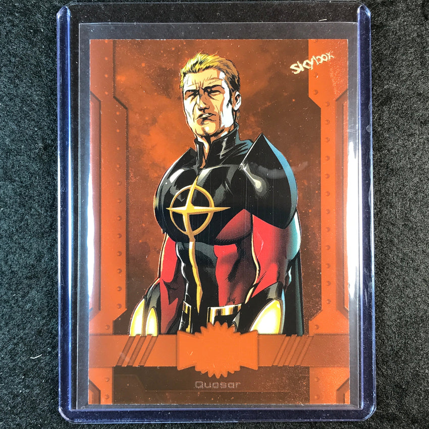 2024 Marvel Metal Universe Avengers QUASAR Orange FX 21/25 #90