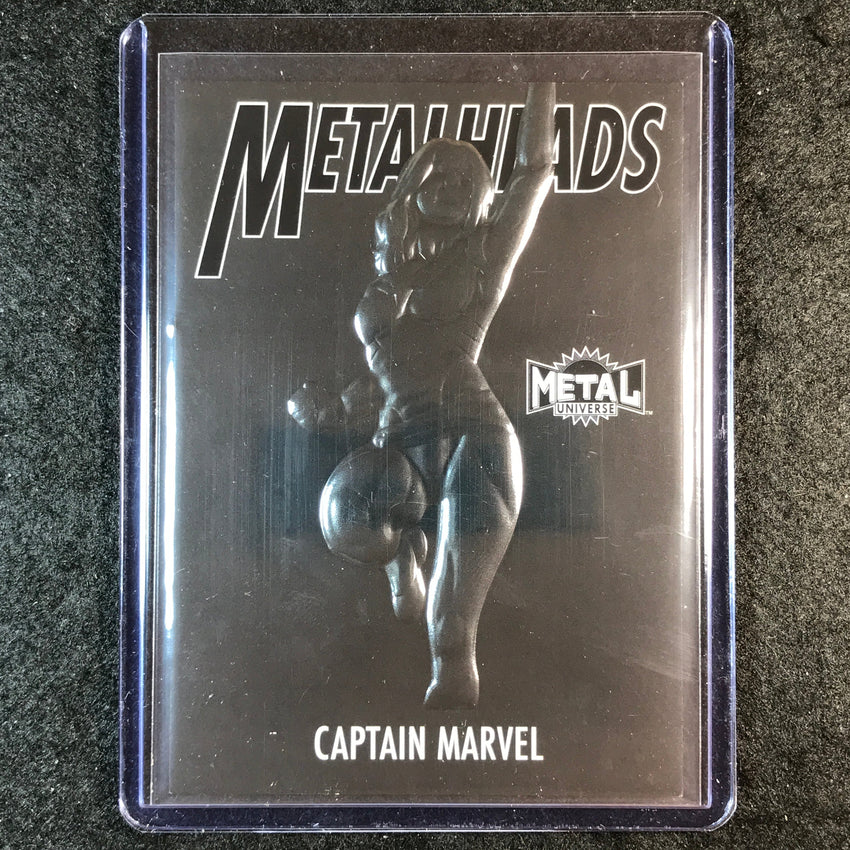 2024 Marvel Metal Universe Avengers CAPTAIN MARVEL Metalheads Black 24/25