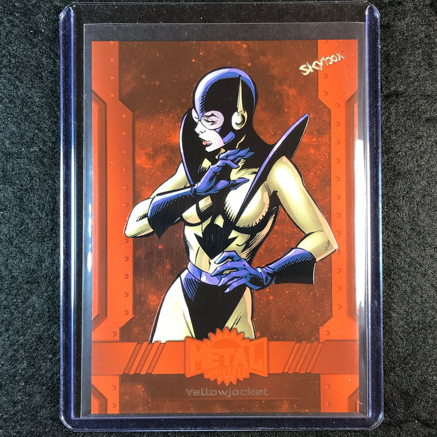 2024 Marvel Metal Universe Avengers YELLOWJACKET Orange FX 3/25 #142