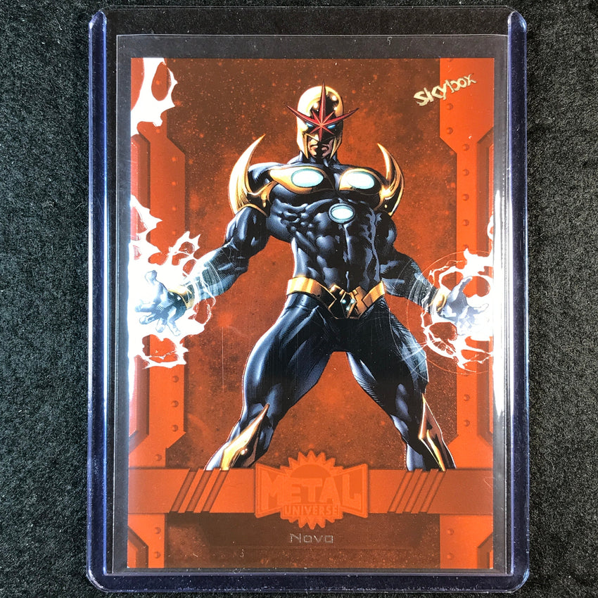 2024 Marvel Metal Universe Avengers NOVA Orange FX 18/25 #147