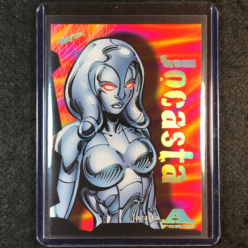 2024 Marvel Metal Universe Avengers JOCASTA A-Force Rave Gold 21/25 #8