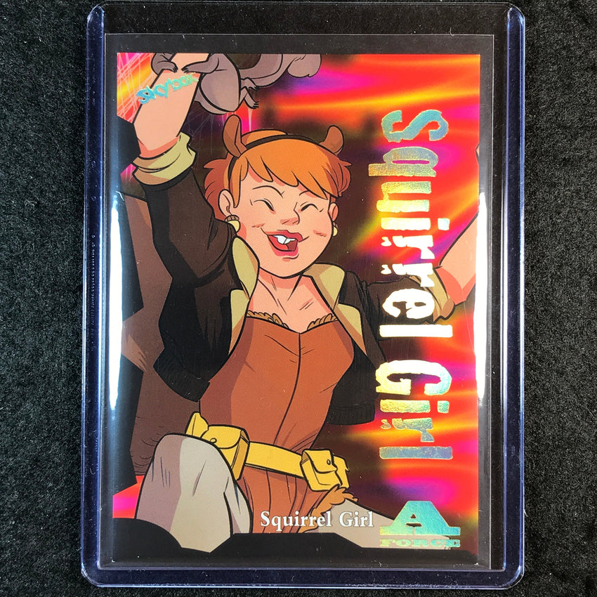 2024 Marvel Metal Universe Avengers SQUIRREL GIRL A-Force Rave Gold 5/25 #16