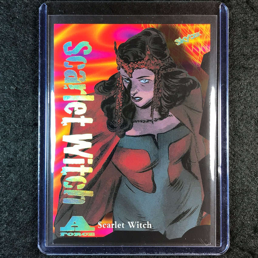 2024 Marvel Metal Universe Avengers SCARLET WITCH A-Force Rave Gold 17/25 #19