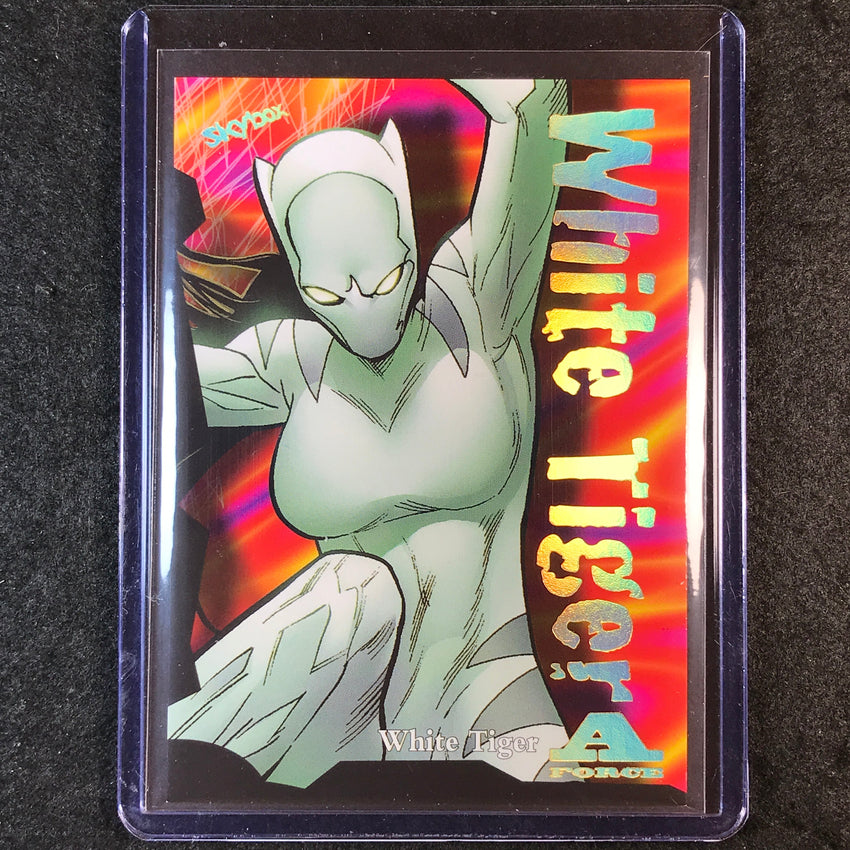 2024 Marvel Metal Universe Avengers WHITE TIGER A-Force Rave Gold 17/25 #35