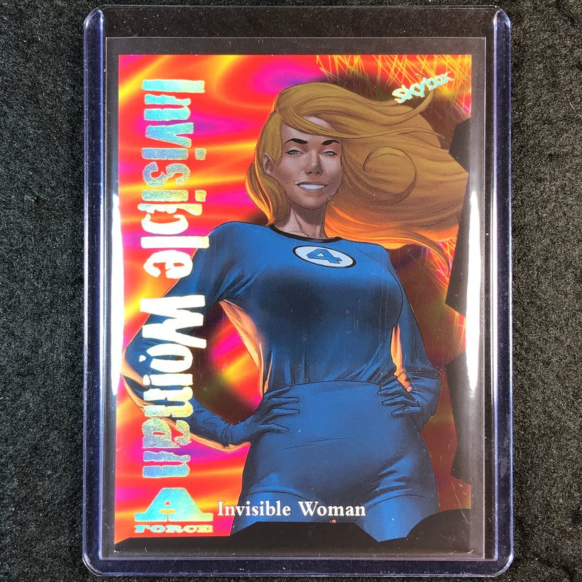 2024 Marvel Metal Universe Avengers INVISIBLE WOMAN A-Force Rave Gold 9/25 #41