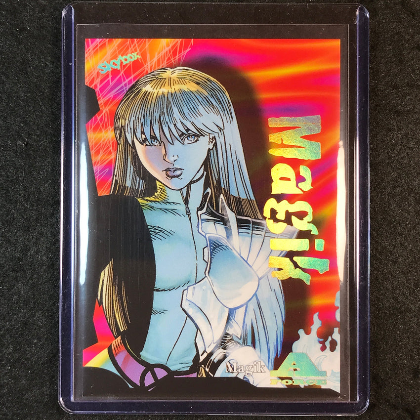2024 Marvel Metal Universe Avengers MAGIK A-Force Rave Gold 7/25 #49