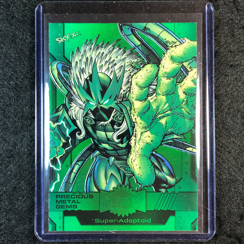 2024 Marvel Metal Universe Avengers SUPER-ADAPTOID Precious Metal Gem Green 7/10