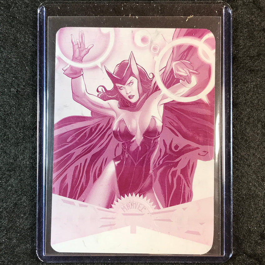 2024 Marvel Metal Universe Avengers SCARLET WITCH Printing Plate Magenta 1/1 #1