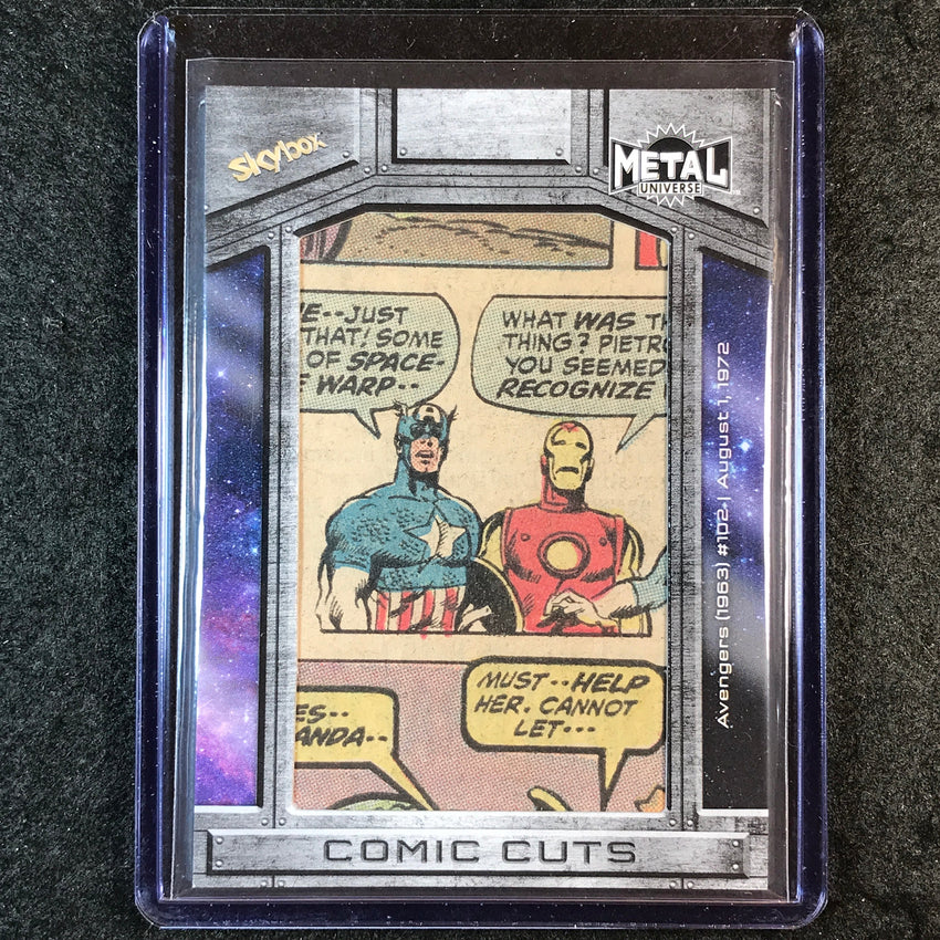 2024 Marvel Metal Universe Avengers AVENGERS (1963) #102 Comic Cuts 13/65