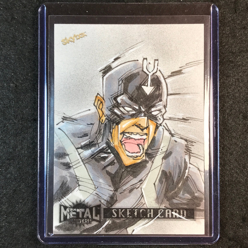 2024 Marvel Metal Universe Avengers BLACK BOLT Artist Sketch 1/1 DON MARK NOCEDA