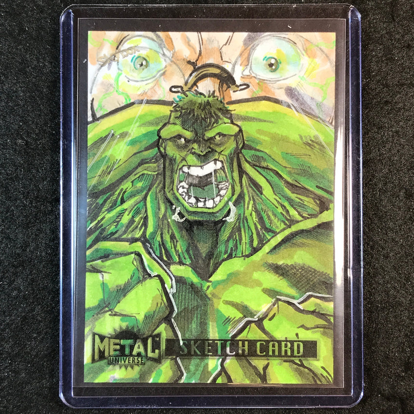 2024 Marvel Metal Universe Avengers HULK Artist Sketch 1/1 ARTIST UNKNOWN
