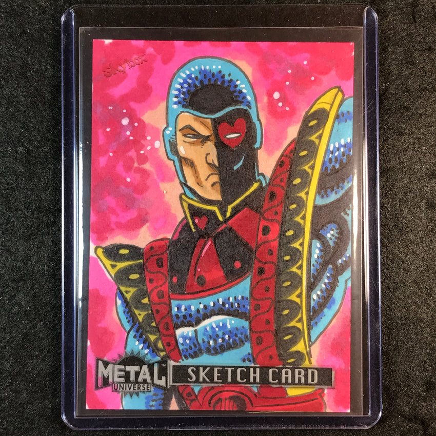 2024 Marvel Metal Universe Avengers JACK OF HEARTS Artist Sketch 1/1 KEN HAESER