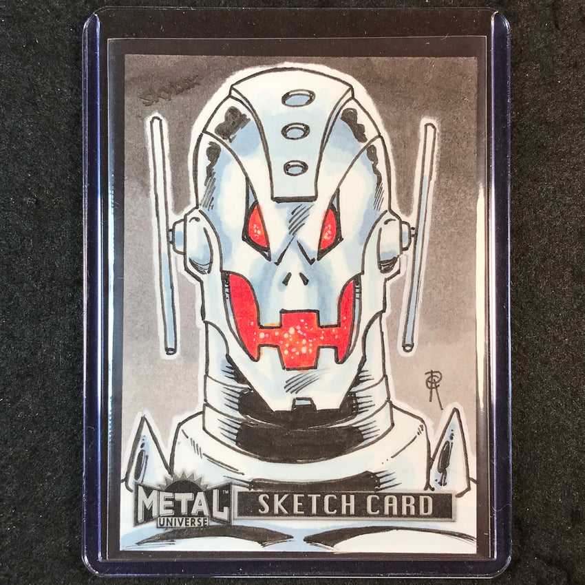 2024 Marvel Metal Universe Avengers ULTRON Artist Sketch 1/1 CHRIS READER