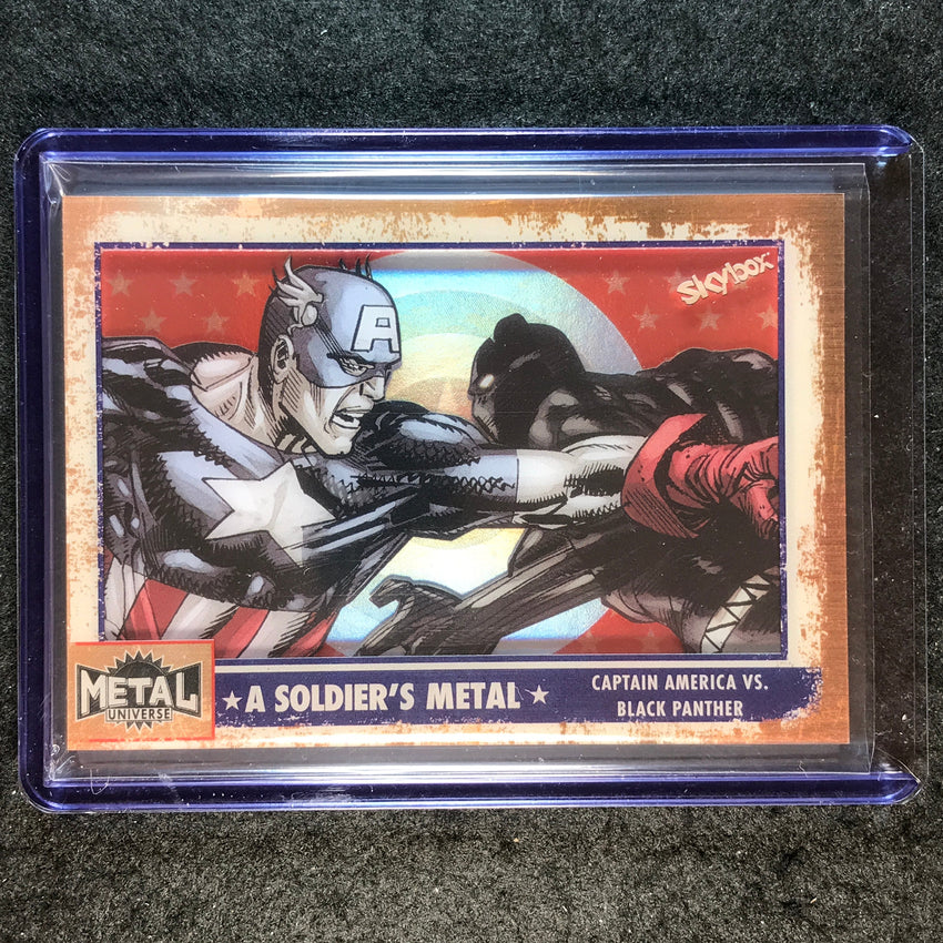 2024 Marvel Metal Universe Avengers BLACK PANTHER A Soldier's Metal #6
