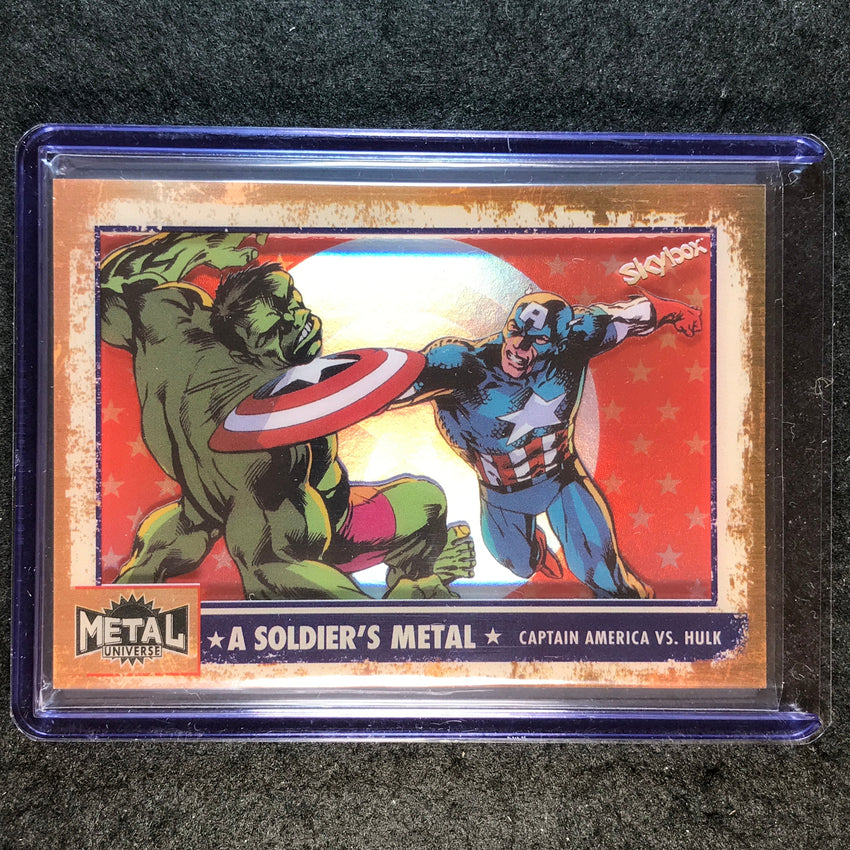 2024 Marvel Metal Universe Avengers HULK A Soldier's Metal #9