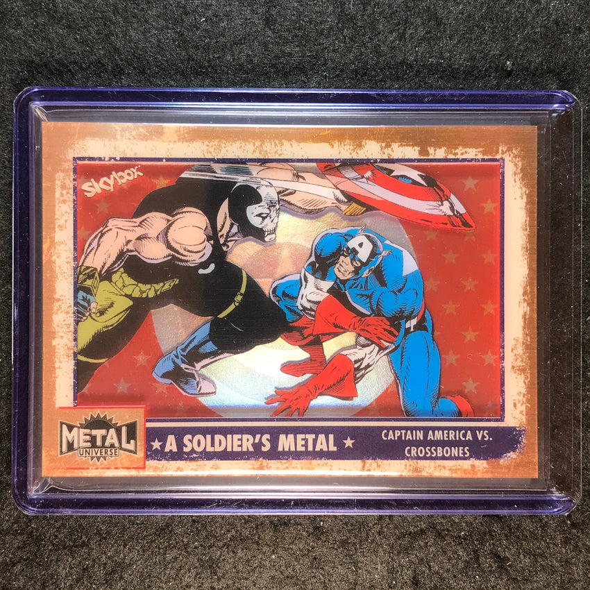 2024 Marvel Metal Universe Avengers CROSSBONES A Soldier's Metal #10