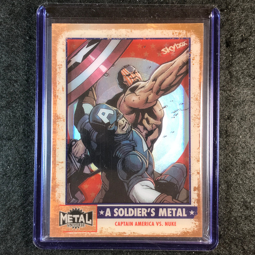 2024 Marvel Metal Universe Avengers NUKE A Soldier's Metal #15