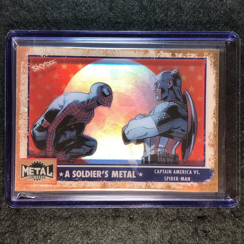 2024 Marvel Metal Universe Avengers SPIDER-MAN A Soldier's Metal #17