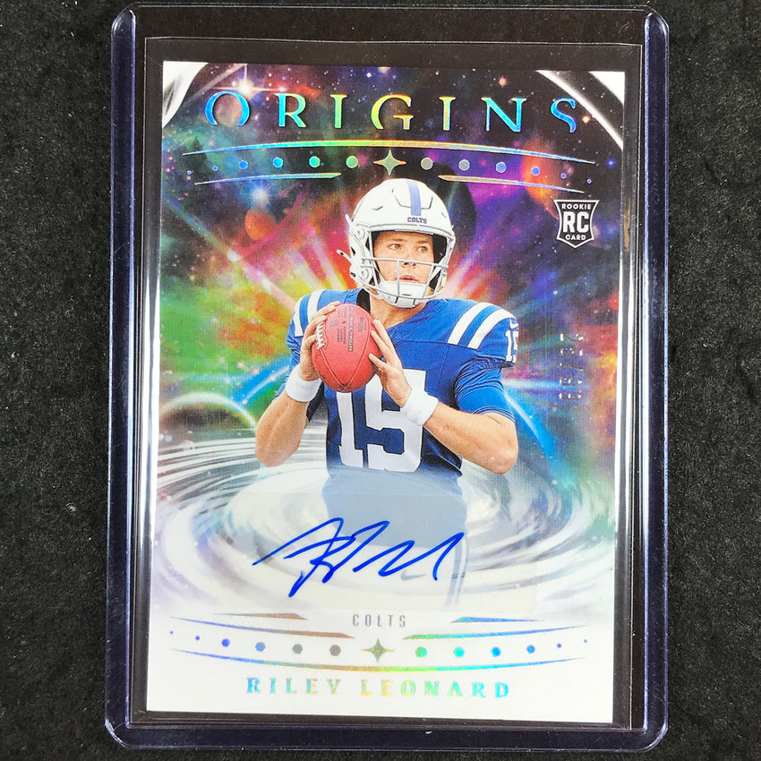 2025 Origins Football RILEY LEONARD Rookie Signatures Auto 25/99