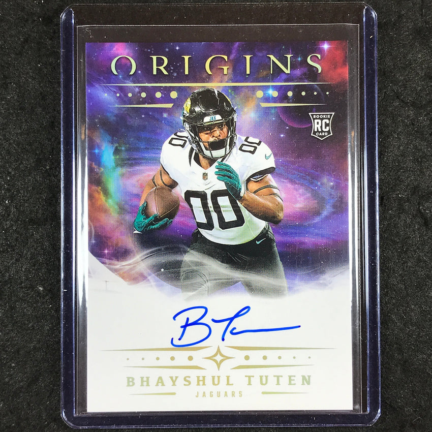 2025 Origins Football BHAYSHUL TUTEN Rookie Autographs Base #BTU