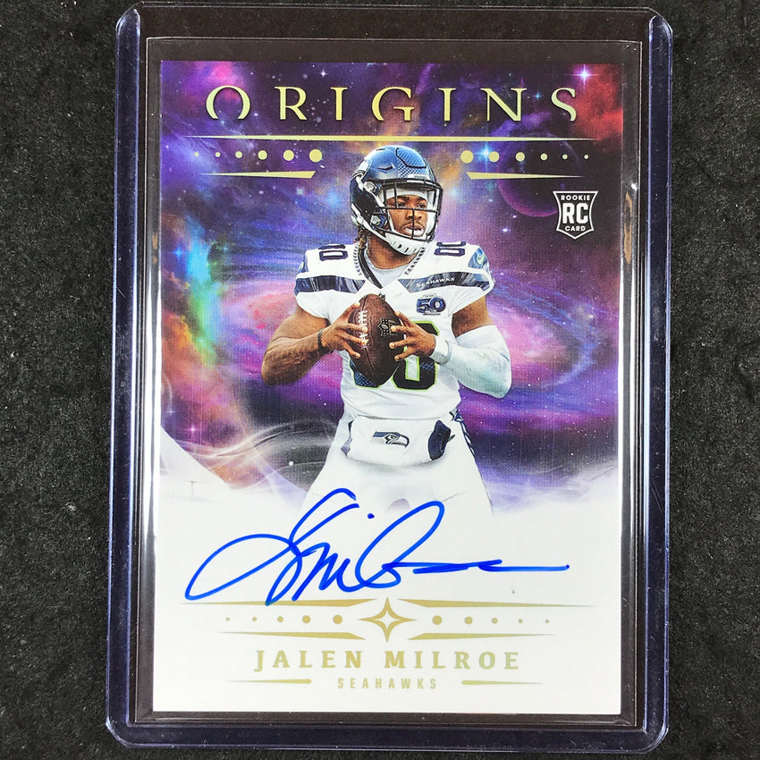 2025 Origins Football JALEN MILROE Rookie Autographs Base #JMI
