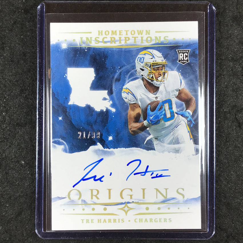 2025 Origins Football TRE HARRIS Hometown Inscriptions Rookie Auto 21/99