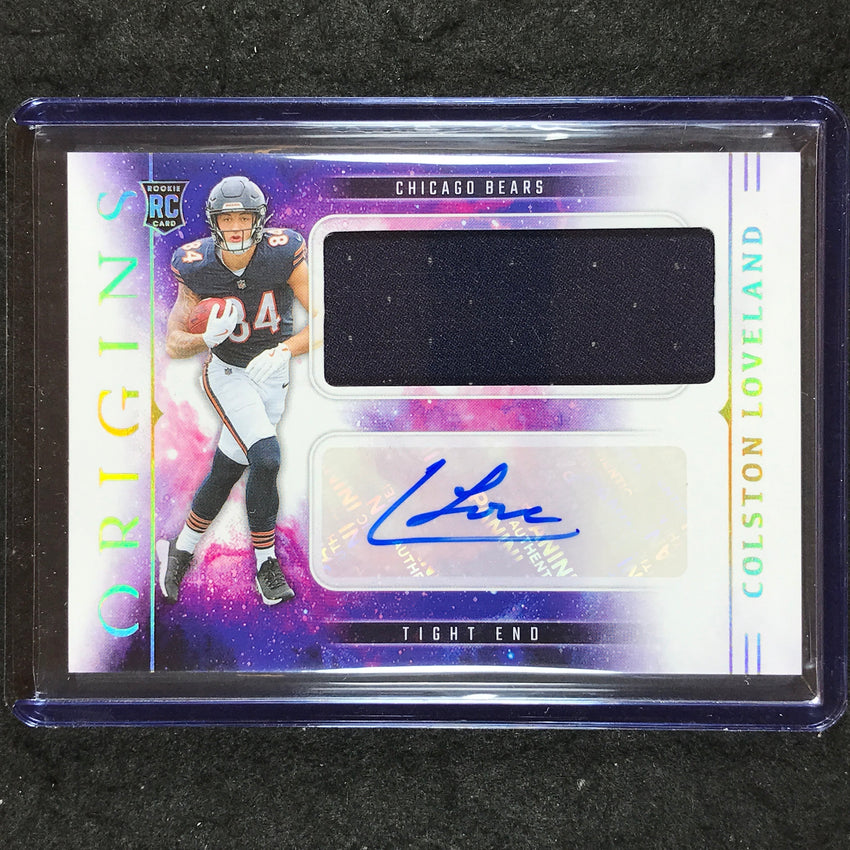 2025 Origins Football COLSTON LOVELAND Rookie Jumbo Jersey Auto Base #CLD