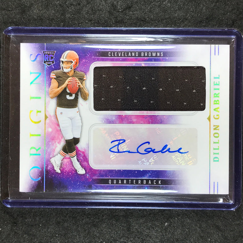2025 Origins Football DILLON GABRIEL Rookie Jumbo Jersey Auto Base #DGL