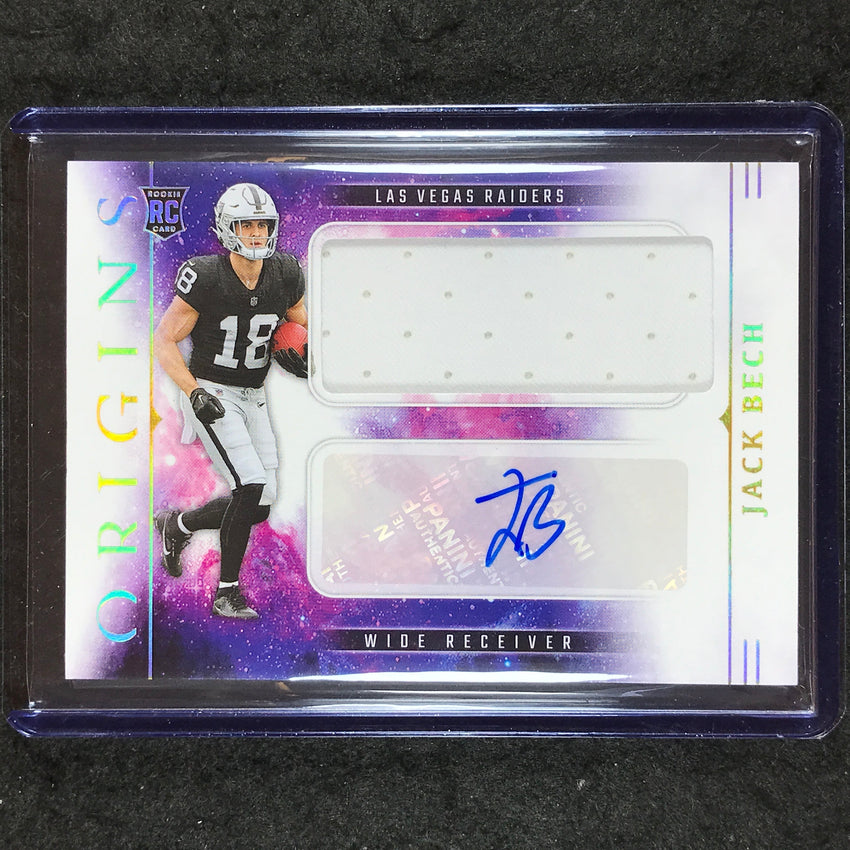 2025 Origins Football JACK BECH Rookie Jumbo Jersey Auto Base #JBH