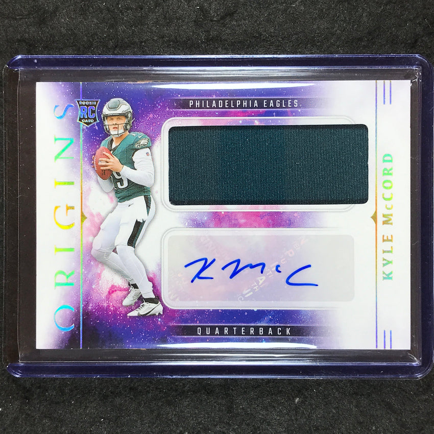 2025 Origins Football KYLE MCCORD Rookie Jumbo Jersey Auto Base #KMD