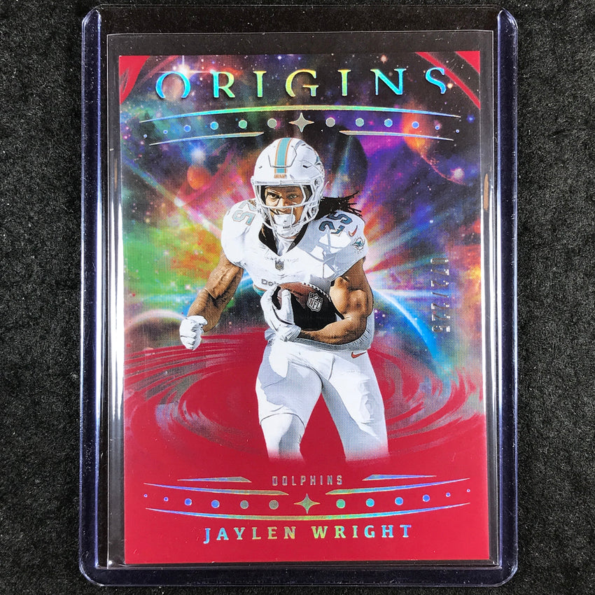 2025 Origins Football JAYLEN WRIGHT Base Red 72/225 #18