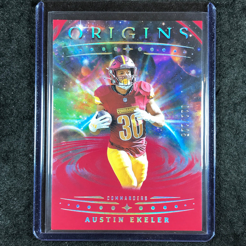 2025 Origins Football AUSTIN EKELER Base Red 12/225 #33