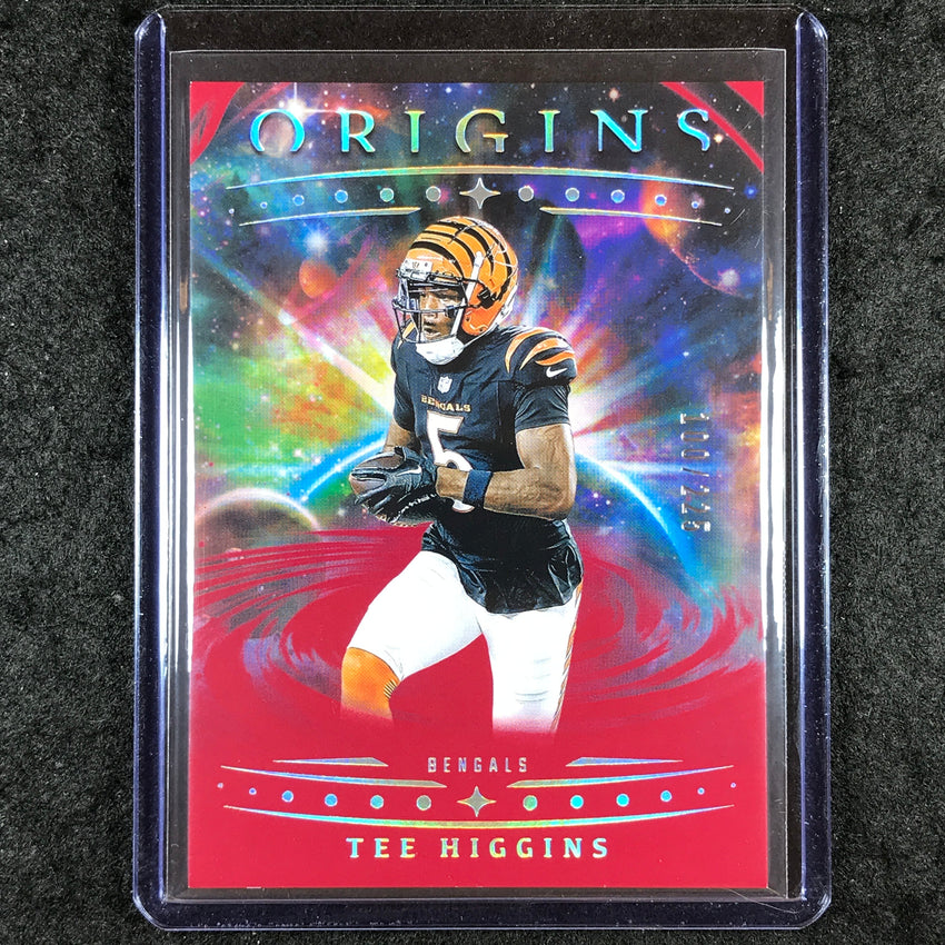 2025 Origins Football TEE HIGGINS Base Red 100/225 #73