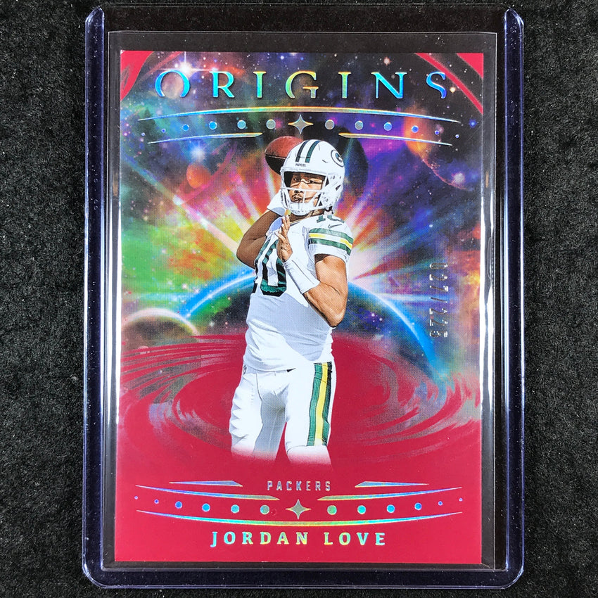 2025 Origins Football JORDAN LOVE Base Red 27/225 #79