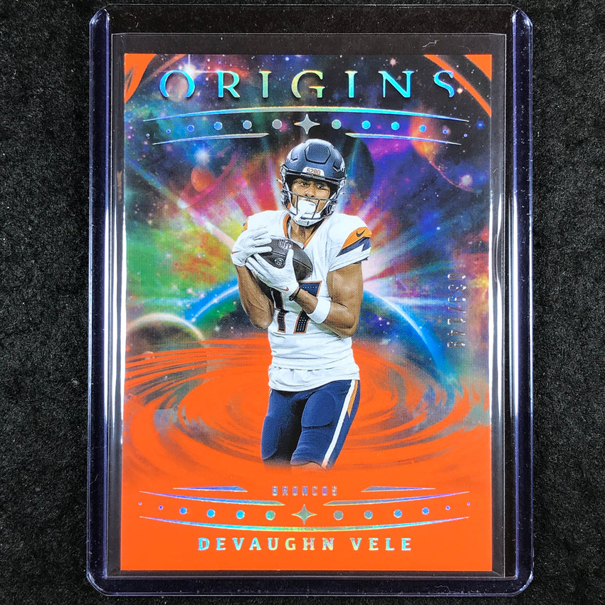 2025 Origins Football DEVAUGHN VELE Base Orange 39/149 #75