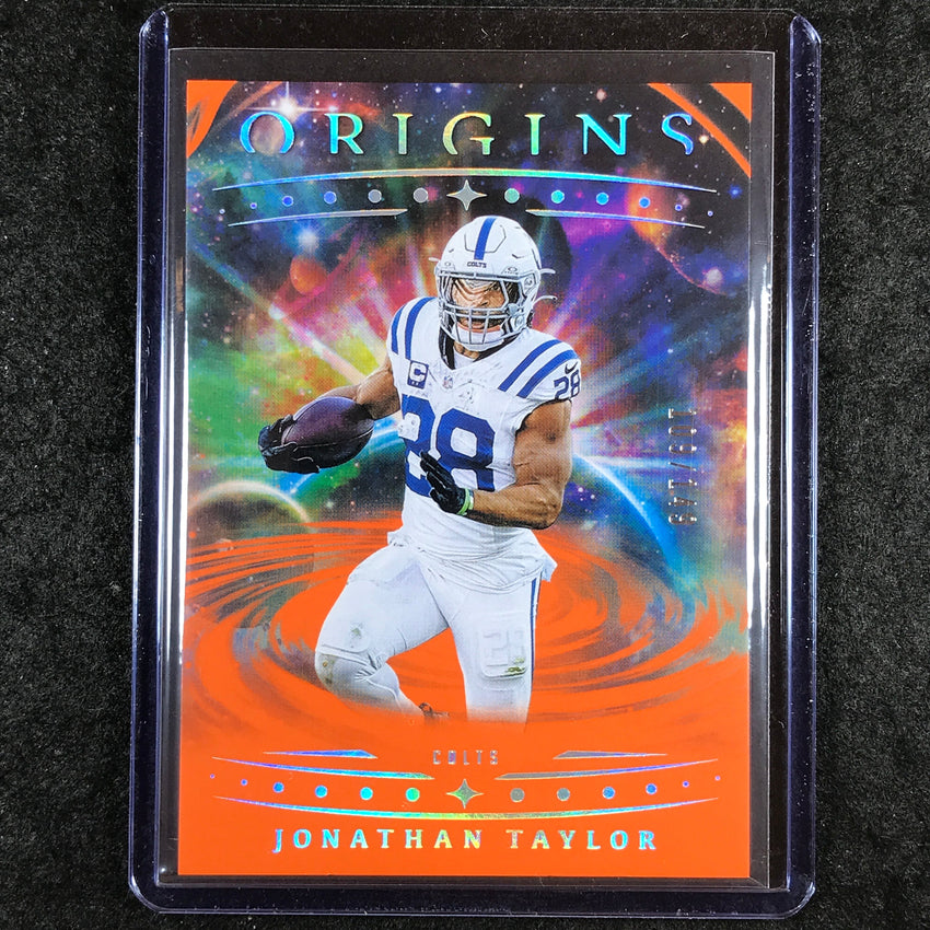 2025 Origins Football JONATHAN TAYLOR Base Orange 109/149 #80